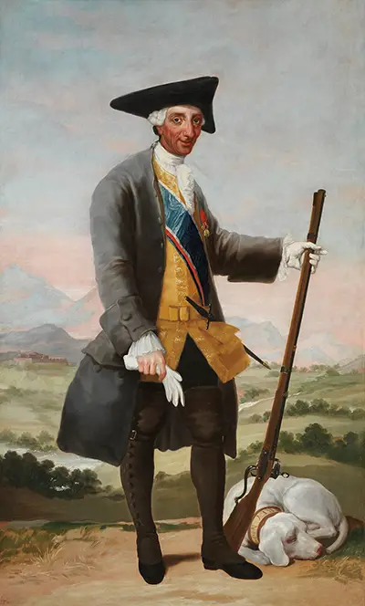 Carlos III cazador Francisco de Goya